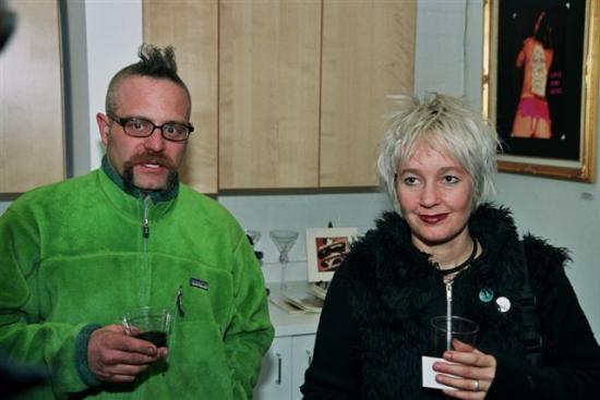 AMP Exhibiting Artist Smilee Barnacle and Friend
